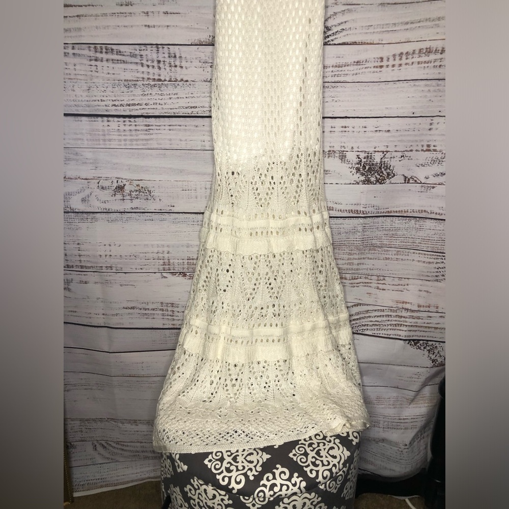 Elegant Cream Lace Dress NWOT size Large - Picture 3 of 16
